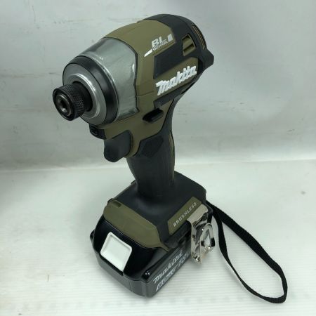  MAKITA マキタ 工具 インパクトドライバ 未使用品(S) 充電器・充電池1個・ケース付 コードレス式 TD173D オリーブ