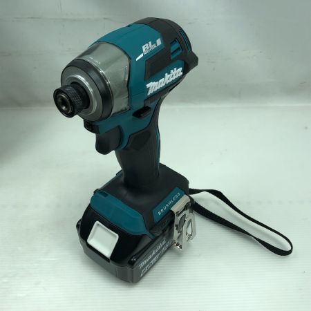  MAKITA マキタ 工具 インパクトドライバ 未使用品(S) 充電器・充電池1個・ケース付 TD173D ブルー