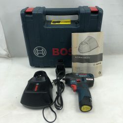 ◇◇ BOSCH ボッシュ 工具 インパクトレンチ 充電器・充電池1個・ケース付 GDS10.8V-EC ネイビー Cランク