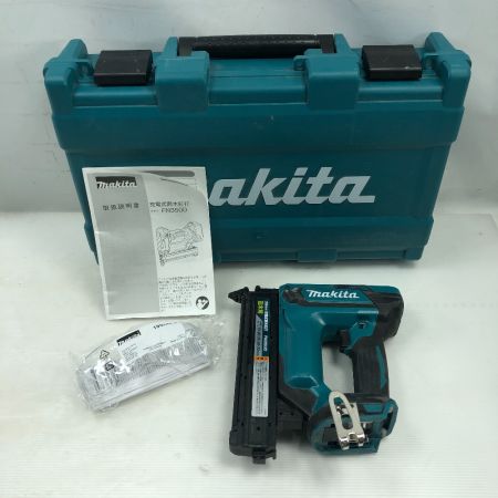  MAKITA マキタ 工具 充電式面木打機 ケース付 コードレス式 FN350D ブルー