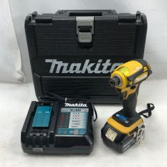  MAKITA マキタ 工具 インパクトドライバ 充電器・充電池1個・ケース付 コードレス式 TD172D イエロー Cランク
