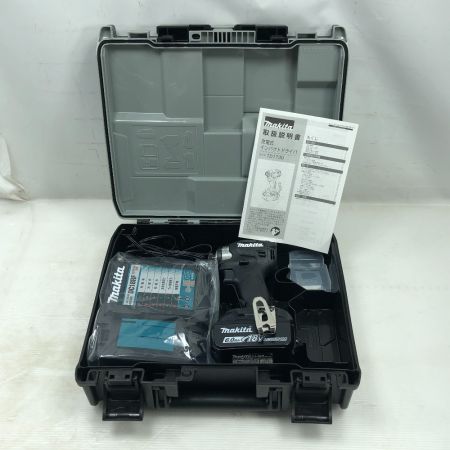  MAKITA マキタ 工具 インパクトドライバ 未使用品(S) 充電器・充電池1個・ケース付 TD173D ブラック