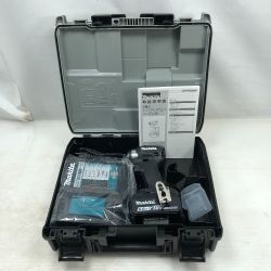 ◇◇ MAKITA マキタ 工具 インパクトドライバ 未使用品(S) 充電器・充電池1個・ケース付 コードレス式 TD173D ブラック Sランク