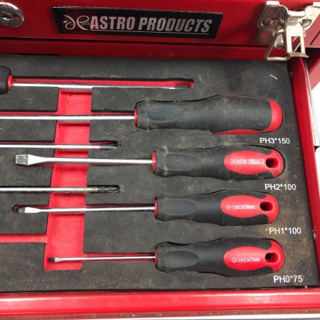  ASTRO PRODUCTS アストロプロダクツ 工具セット 欠けあり レッド