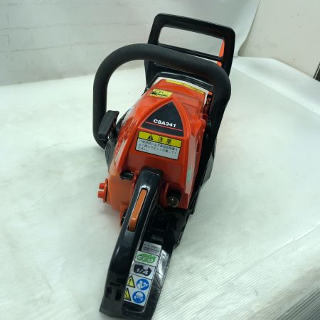  KIORITZ 工具 チェーンソー 本体のみ 2サイクル CSA341 オレンジ