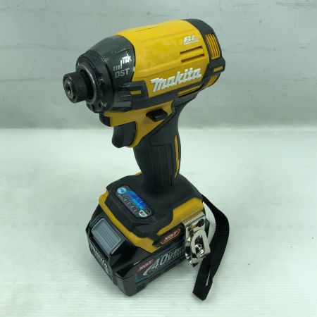  MAKITA マキタ 工具 インパクトドライバ 充電器・充電池2個・ケース付 TD002G イエロー