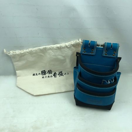  KNICKS 工具関連用品 3段腰袋 袋付き KGBL-301DDX ブルー