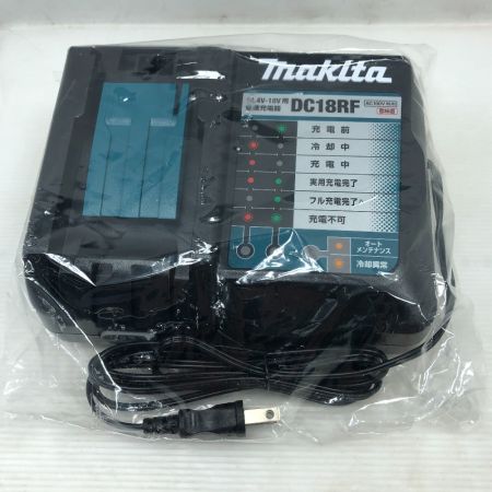  MAKITA マキタ 工具関連用品 バッテリー充電器 未使用品(S) 本体のみ コード式 100v DC18RF ブラック