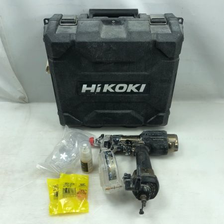  HiKOKI ハイコーキ 工具 エアツール エア釘打ち ケース付 高圧 WF3HS ゴールド