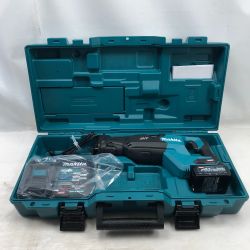 ◇◇ MAKITA マキタ 工具 レシプロソー 未使用品(S) 充電器・充電池1個・ケース付 コードレス式 40v JR002G ブルー Sランク