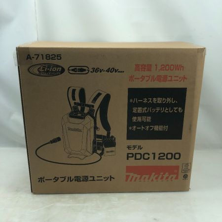  MAKITA マキタ 工具 ポータブル電源ユニット  未使用品(S) コードレス式 PDC1200 A-71825 ブルー
