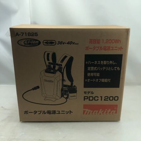  MAKITA マキタ 工具 ポータブル電源ユニット  未使用品(S) コードレス式 PDC1200 A-71825 ブルー