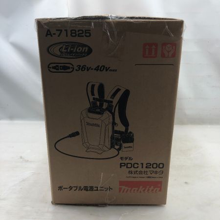  MAKITA マキタ 工具 ポータブル電源ユニット  未使用品(S) コードレス式 PDC1200 A-71825 ブルー