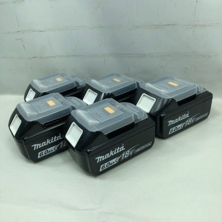  MAKITA マキタ 工具関連用品 バッテリー 未使用品(S) 5個セット BL1860B ブラック