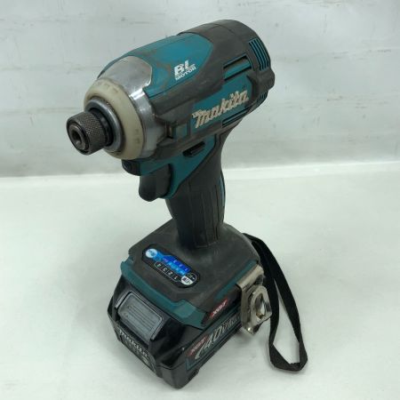  MAKITA マキタ 工具 インパクトドライバ 充電器・充電池2個・ケース付 コードレス式 40v TD001GRDX ブルー