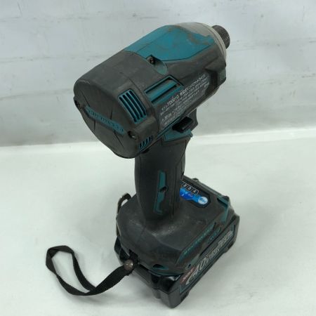  MAKITA マキタ 工具 インパクトドライバ 充電器・充電池2個・ケース付 コードレス式 40v TD001GRDX ブルー
