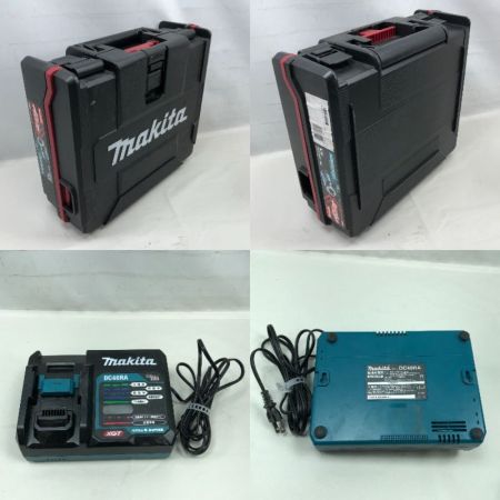  MAKITA マキタ 工具 インパクトドライバ 充電器・充電池2個・ケース付 コードレス式 40v TD001GRDX ブルー