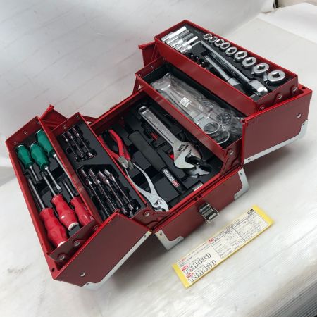  TONE トネ 工具 ハンドツール ツールセット 付属品完備 使用感有 TSH430 レッド