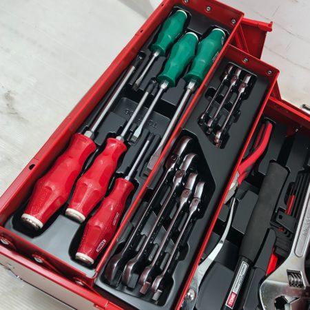 TONE トネ 工具 ハンドツール ツールセット 付属品完備 使用感有 TSH430 レッド