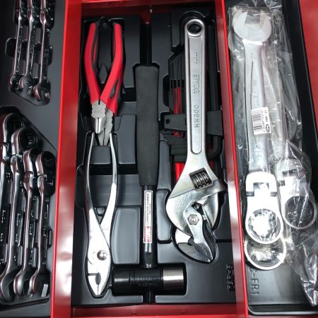  TONE トネ 工具 ハンドツール ツールセット 付属品完備 使用感有 TSH430 レッド