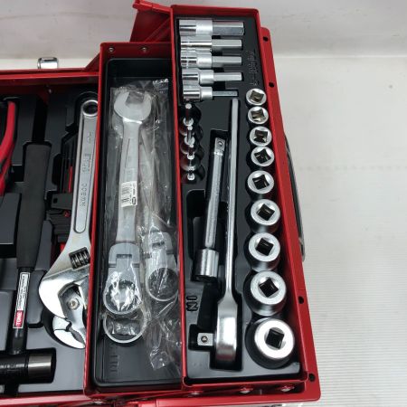  TONE トネ 工具 ハンドツール ツールセット 付属品完備 使用感有 TSH430 レッド