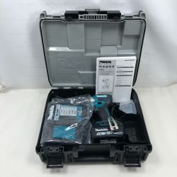 ◇◇ MAKITA マキタ 工具 インパクトドライバ 未使用品(S) 充電器・充電池1個・ケース付 TD173D ブルー Sランク