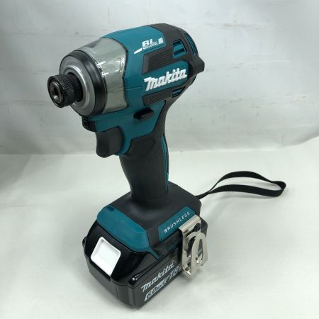  MAKITA マキタ 工具 インパクトドライバ 未使用品(S) 充電器・充電池1個・ケース付 TD173D ブルー