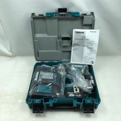 ◇◇ MAKITA マキタ 工具 ドライバドリル 未使用品(S) 付属品完備 コードレス式 DF474DRGX ブルー Sランク