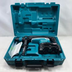◇◇ MAKITA マキタ 工具 ハンマドリル 程度A ケース付 コードレス式 40v HR006G ブルー Aランク