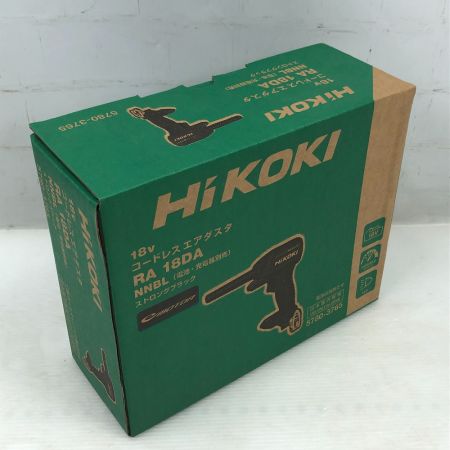  HiKOKI ハイコーキ エアダスタ 未使用品(S) 本体のみ コードレス式 RA18DA ブラック