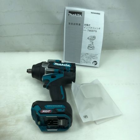  MAKITA マキタ 工具 インパクトレンチ 未使用品(S) 本体のみ コードレス式 40v TW007GZ ブルー