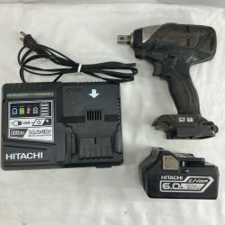 HITACHI 日立 工具 インパクトレンチ HITACHI WR18DBDL ブラック 充電器・充電池1個付  18v 6.0Ah WR18DBDL ブラック Cランク
