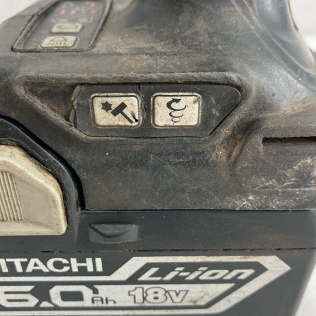 HITACHI 日立 工具 インパクトレンチ HITACHI WR18DBDL ブラック 充電器・充電池1個付  18v 6.0Ah WR18DBDL ブラック
