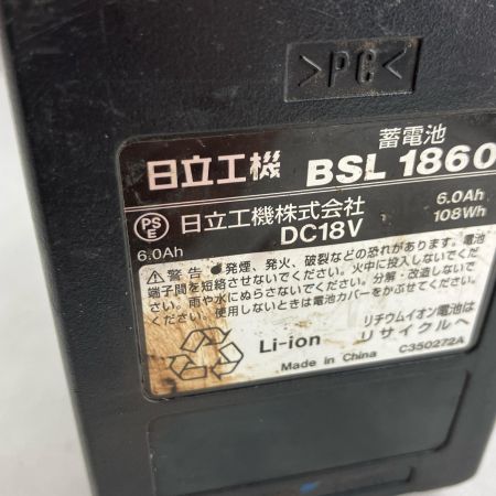 HITACHI 日立 工具 インパクトレンチ HITACHI WR18DBDL ブラック 充電器・充電池1個付  18v 6.0Ah WR18DBDL ブラック