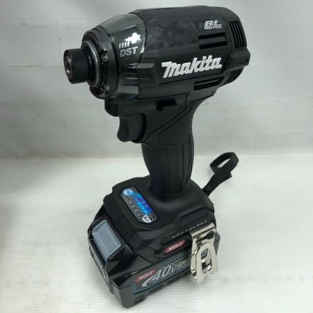  MAKITA マキタ 工具 インパクトドライバ 未使用品(S) 充電器・充電池2個・ケース付 コードレス式 40v TD002GRDXB ブラック