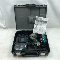 ◇◇ HiKOKI ハイコーキ 工具 インパクトドライバ 程度A 充電器・充電池1個・ケース付 コードレス式 WH36DD オリーブ Aランク