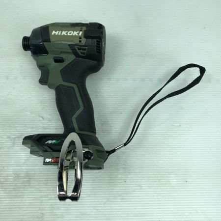  HiKOKI ハイコーキ 工具 インパクトドライバ 程度A 充電器・充電池1個・ケース付 コードレス式 WH36DD オリーブ