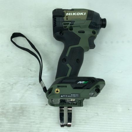  HiKOKI ハイコーキ 工具 インパクトドライバ 程度A 充電器・充電池1個・ケース付 コードレス式 WH36DD オリーブ