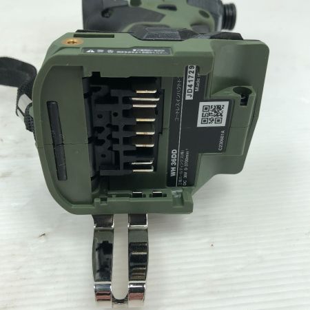  HiKOKI ハイコーキ 工具 インパクトドライバ 程度A 充電器・充電池1個・ケース付 コードレス式 WH36DD オリーブ