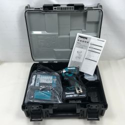 ◇◇ MAKITA マキタ 工具 インパクトドライバ 未使用品(S) 充電器・充電池1個・ケース付 TD173D ブルー Sランク