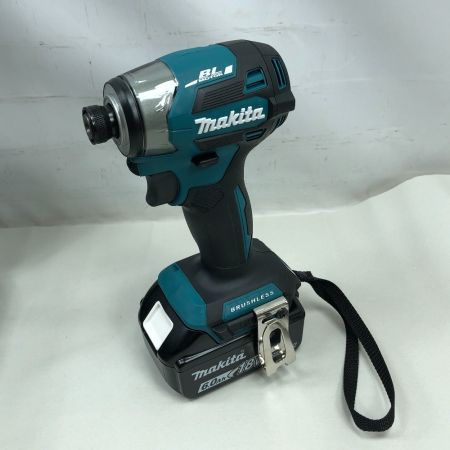  MAKITA マキタ 工具 インパクトドライバ 未使用品(S) 充電器・充電池1個・ケース付 TD173D ブルー