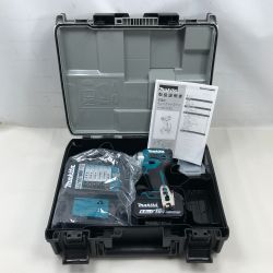 ◇◇ MAKITA マキタ 工具 インパクトドライバ 未使用品(S) 充電器・充電池1個・ケース付 TD173D ブルー Sランク
