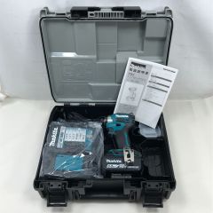  MAKITA マキタ 工具 インパクトドライバ 未使用品(S) 充電器・充電池1個・ケース付 TD173D ブルー Sランク