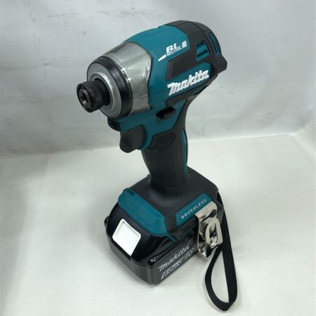  MAKITA マキタ 工具 インパクトドライバ 未使用品(S) 充電器・充電池1個・ケース付 TD173D ブルー