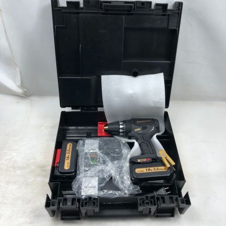  Panasonic パナソニック 工具 ドリルドライバ 未使用品(S) 充電器・充電池2個・ケース付 EZ74A3LJ2GT1 ブラック