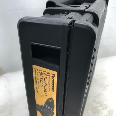  Panasonic パナソニック 工具 ドリルドライバ 未使用品(S) 充電器・充電池2個・ケース付 EZ74A3LJ2GT1 ブラック