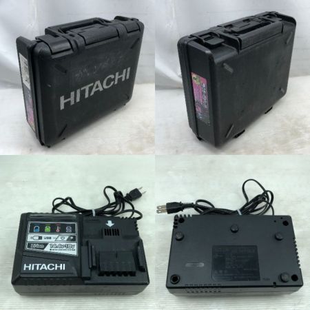  HITACHI 日立 工具 インパクトドライバ 充電器・充電池2個・ケース付 WH18DDL2 ショッキングピンク