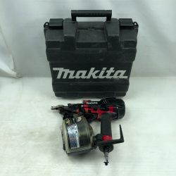 ◇◇ MAKITA マキタ 工具 エアツール エア釘打ち ケース付 高圧 AN636H レッド Cランク