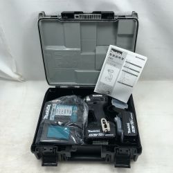 ◇◇ MAKITA マキタ 工具 インパクトドライバ 未使用品(S) 充電器・充電池2個・ケース付 コードレス式 TD173DRGXB ブラック Sランク