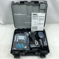 ◇◇ MAKITA マキタ 工具 インパクトドライバ 未使用品(S) 付属品完備 TD173DRGXB ブラック Sランク